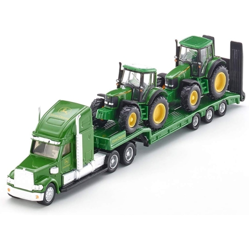 Ciężarówka z naczepą + 2 traktory model metalowy SIKU S1837